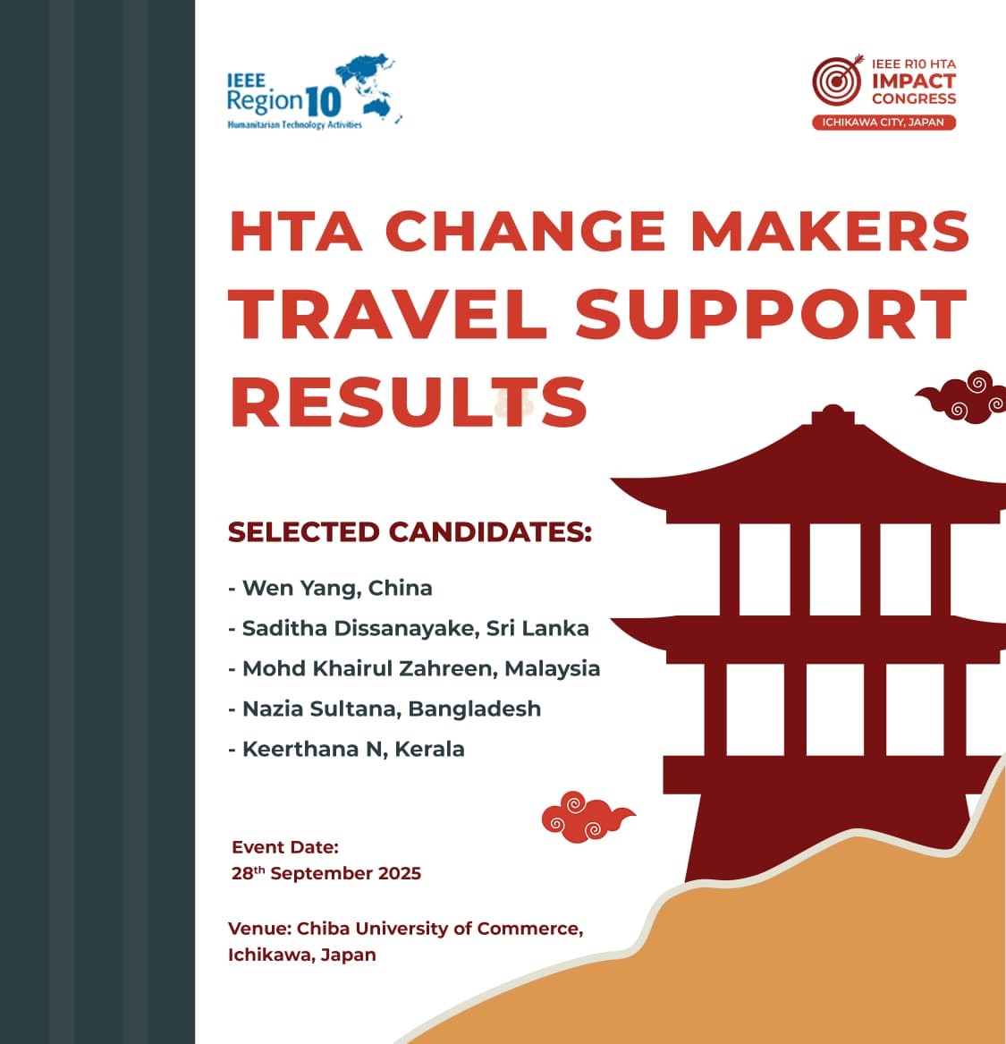 HTA Change Maker Travel Support Awardee
